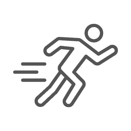 Tenacious value Person running