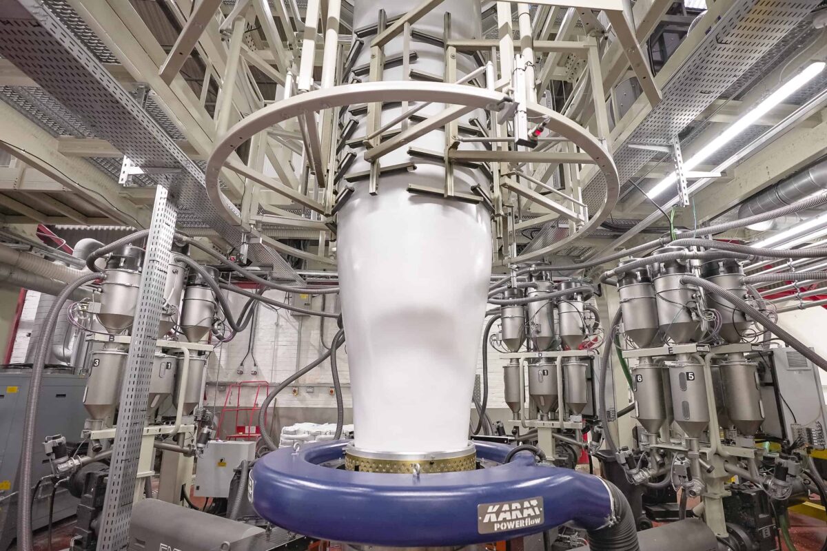 Duo Packaging Extruder manufacturing Industrial Film